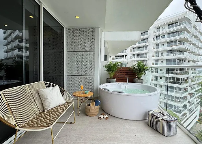 Mq903 Increible Apto 1Hab Jacuzzi Priv Cielo Mar